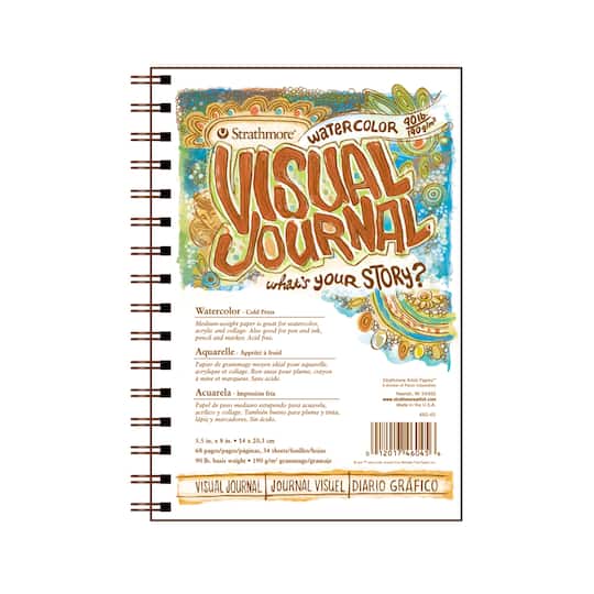 Strathmore® Cold-Press Watercolor Visual Journal